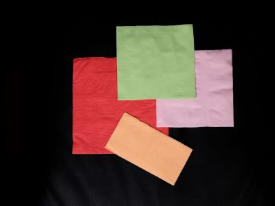 colour napkins